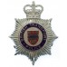 British Transport Police (B.T.P.) Enamelled Helmet Plate - Queen's Crown