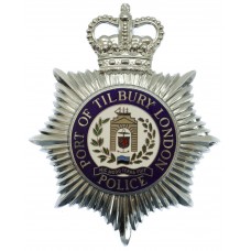 Port of Tilbury London Police Enamelled Helmet Plate