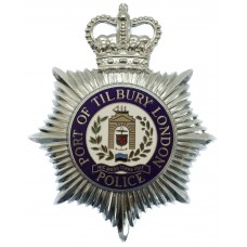 Port of Tilbury London Police Enamelled Helmet Plate