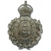 Guernsey Police Wreath Helmet Plate - King's Crown