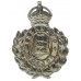 Guernsey Police Wreath Helmet Plate - King's Crown