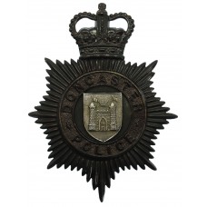 Doncaster Borough Police Night Helmet Plate - Queen's Crown
