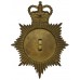 Doncaster Borough Police Night Helmet Plate - Queen's Crown