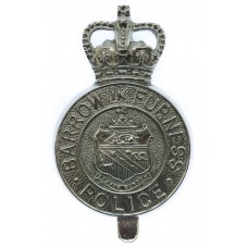 Barrow-in-Furness Borough Police Cap Badge - Queen's Crown