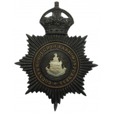 County Borough of Barrow-in-Furness Police Night Helmet Plate - K