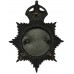 County Borough of Barrow-in-Furness Police Night Helmet Plate - King's Crown