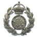 Chesterfield Borough Police Wreath Cap Badge - King's Crown