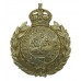 Worcestershire Constabulary Wreath Cap Badge - King's Crown