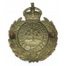 Worcestershire Constabulary Wreath Cap Badge - King's Crown