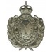 Caernarvonshire Constabulary Wreath Helmet Plate - King's Crown