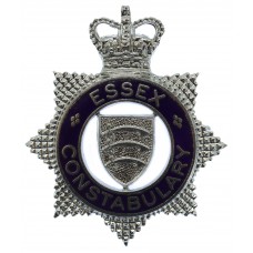 Essex Constabulary Senior Officer's Enamelled Cap Badge - Queen's Crown