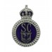 East Riding Special Constabulary Enamelled Lapel Badge - King's Crown