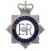 Metropolitan Police Senior Officer's Enamelled Cap Badge - Queen's Crown