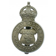 East Sussex Constabulary Cap Badge - King's Crown
