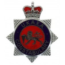 United Kingdom Atomic Energy Authority (U.K.A.E.A.) Constabulary Enamelled Cap Badge - Queen's Crown