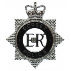 Dorset Police Senior Officer's Enamelled Cap Badge - Queen's Crown