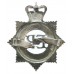 Dorset & Bournemouth Constabulary Senior Officer's Enamelled Cap Badge - Queen's Crown