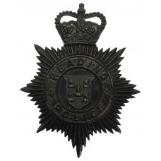 Reading Borough Police Night Helmet Plate - Queen's Crown