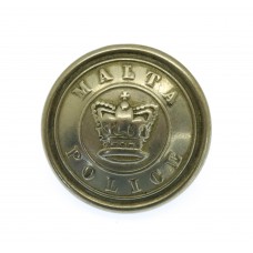 Victorian Malta Police Button (23mm)