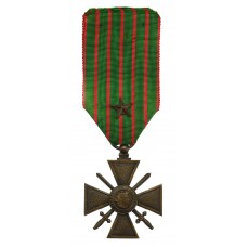 French WW1 Croix de Guerre 1914-1918 with Star