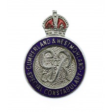 George VI Cumberland & Westmoreland Special Constabulary Enamelled Lapel Badge