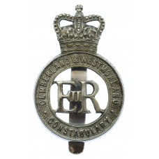 Cumberland & Westmoreland Constabulary Cap Badge - Queen's Crown