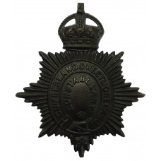 Cumberland & Westmoreland Constabulary Helmet Plate - King's 