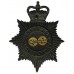 Cumbria Constabulary Night Helmet Plate - Queen's Crown