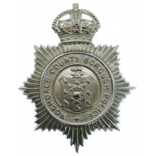 Rochdale County Borough Police Helmet Plate - King's Crown