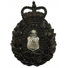 Sunderland Borough Police Night Helmet Plate - Queen's Crown
