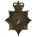 Cardiff City Police Night Helmet Plate - Queen's Crown