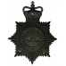 Carlisle City Police Night Helmet Plate - Queen's Crown