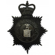 Ipswich Borough Police Night Helmet Plate - Queen's Crown