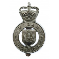 Wigan Borough Police Cap Badge - Queen's Crown