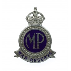 WW2 Metropolitan Police War Reserve Enamelled Lapel Badge