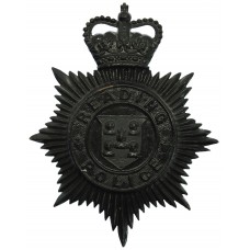 Reading Borough Police Night Helmet Plate - Queen's Crown