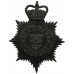 Reading Borough Police Night Helmet Plate - Queen's Crown