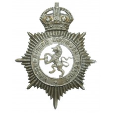 Macclesfield Borough Police Helmet Plate - King's Crown