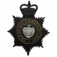 Isle of Ely Constabulary Helmet Plate - Queen's Crown