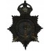 Eastbourne Borough Police Night Helmet Plate - King's Crown