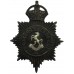 Kent Constabulary Night Helmet Plate - King's Crown