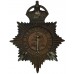 Kent Constabulary Night Helmet Plate - King's Crown