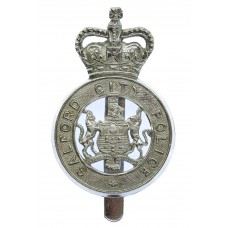 Salford City Police Cap Badge - Queen's Crown