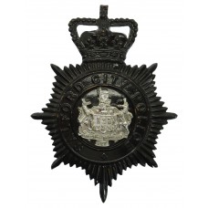 Salford City Police Mutual Aid Helmet Plate - Queen's Crown