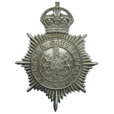 Salford City Police Helmet Plate - King's Crown