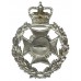 Salford City Police Wreath Helmet Plate - Queen's Crown