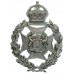 Salford City Police Chrome Wreath Helmet Plate - King's Crown