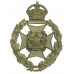  Salford City Police White Metal Wreath Helmet Plate - King's Crown