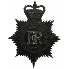 Hampshire & Isle of Wight Police Night Helmet Plate - Queen's Crown