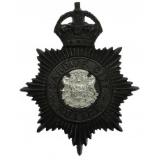 Cardiff City Police Night Helmet Plate - King's Crown